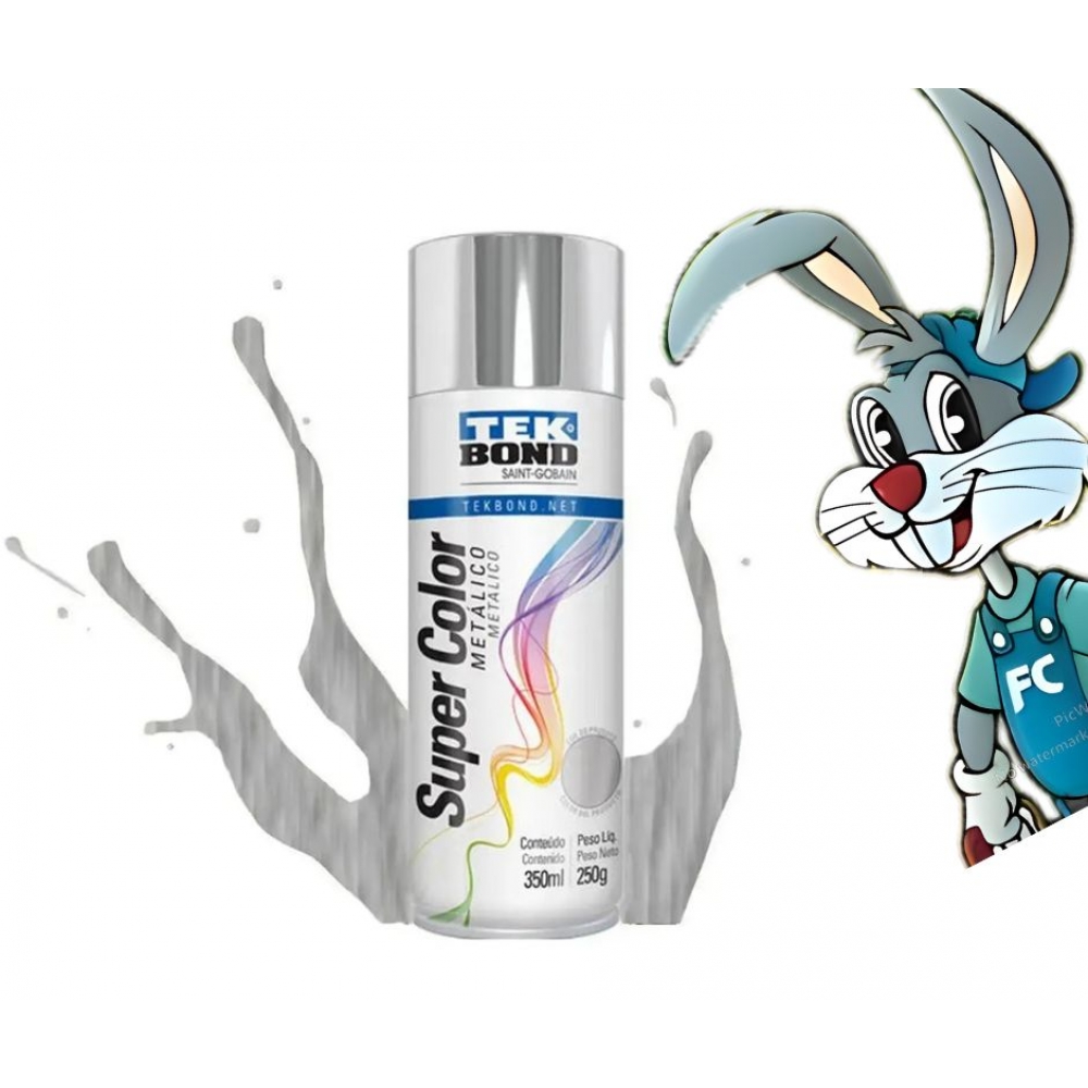 Spray Tek Bond - Cromado (METALICO) - cód 32401 - METALICO