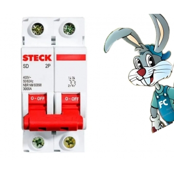 Disjuntor Bipolar 2P 40A - cód 12842