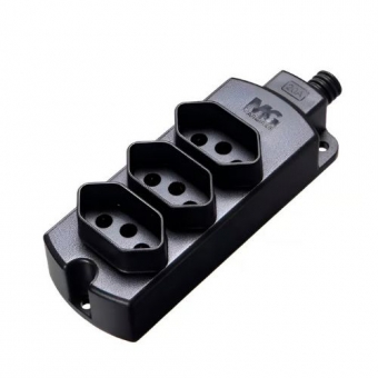 Tomada em Barra Multipla 2P+T 250V 20A/10A - Cód 29261