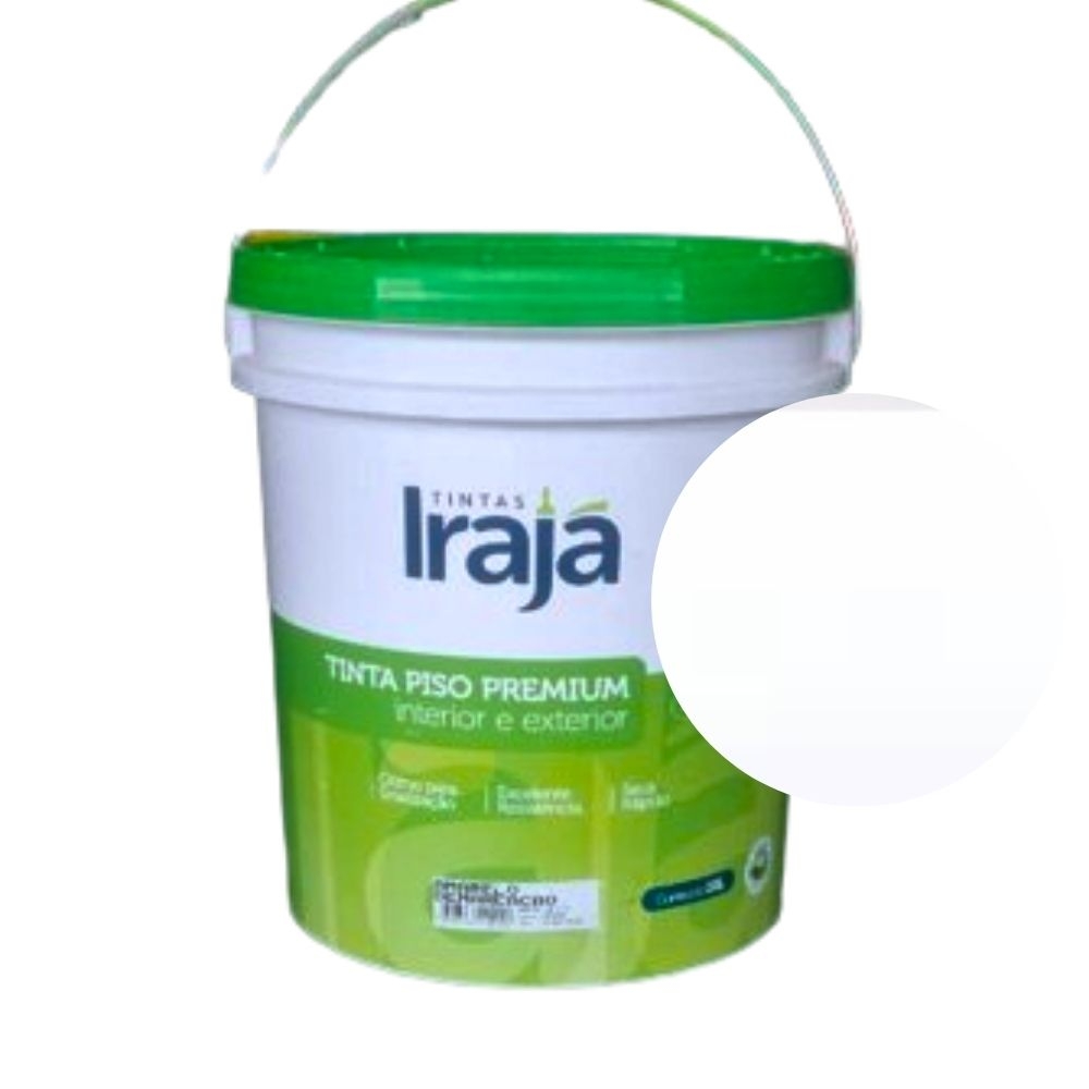 Irapiso Tinta para Piso Premium 18L - Irajá - BRANCO