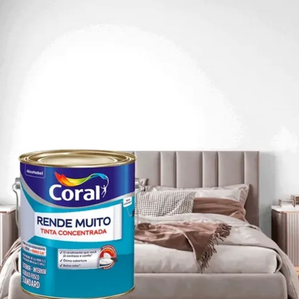 Tinta Coral Rende Muito 3,2L - Tinta concentrada - BRANCO NEVE