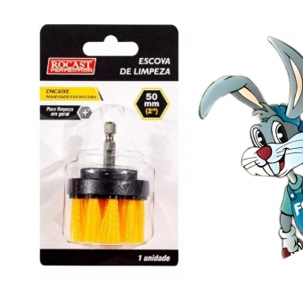 Escova de Limpeza para Parafusadeira/Furadeira 50mm (2) - cód 32063
