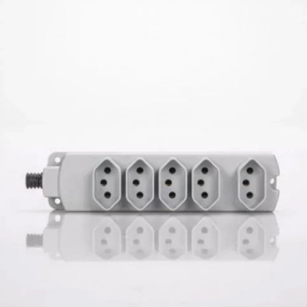 Tomada em Barra Multipla 2P+T 250V 20A/10A - Cód 30250 - MARGIRIUS