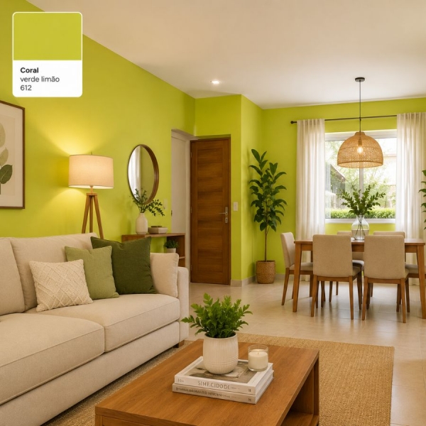 Tinta Coral Rende Muito 3,2L - Tinta concentrada - VERDE LIMÃO