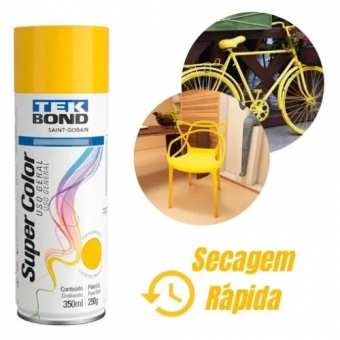 Spray Tek Bond - Amarelo Uso Geral - 350ml