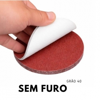 Kit 10 peças Disco Para Lixadeira Velcro G-40