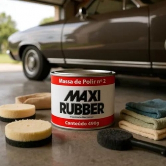 Massa de Polir N°2 - 490g  Maxi Rubber