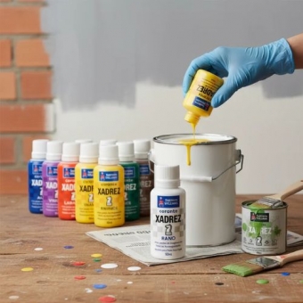 Corante Xadrez Amarelo 50ml - Base D`Água