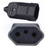 Plug Femea 2P+T 20A - Cód 13515 - MARGIRIUS