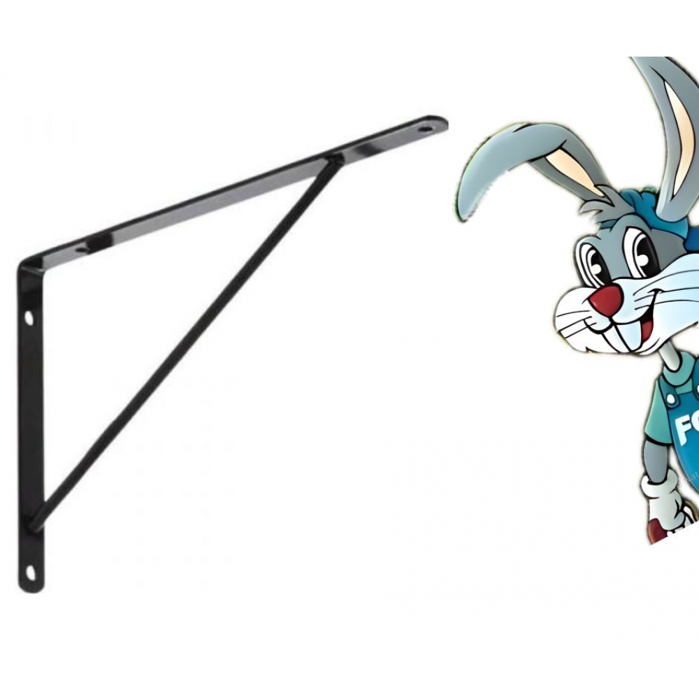 Cantoneira Preta Extra Forte 30cm - cód 3765 - JASSON