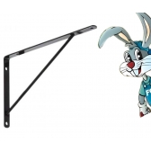 Cantoneira Preta Extra Forte 30cm - cód 3765 - JASSON