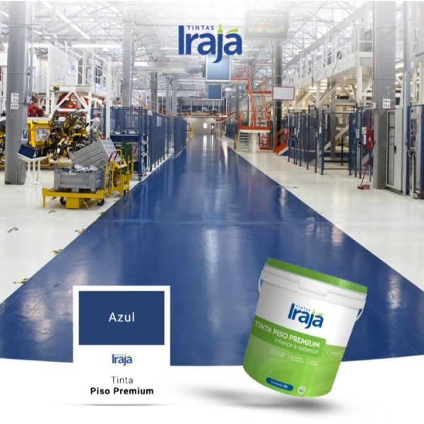 Irapiso Tinta para Piso Premium 3,6L - Irajá - AZUL