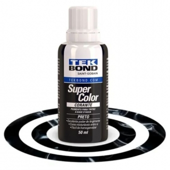 Corante Preto 50ml - Base D`Água