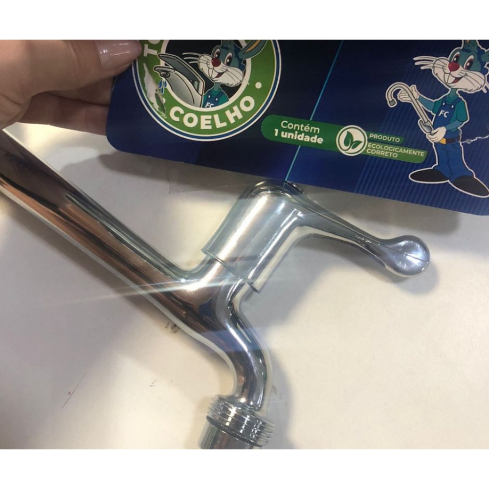 Torneira Pia c/ Rosca - Metal 18cm C-10 - cód: 1361510