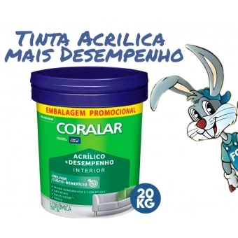 Tinta Coralar Latex 20 litros - cód 32987