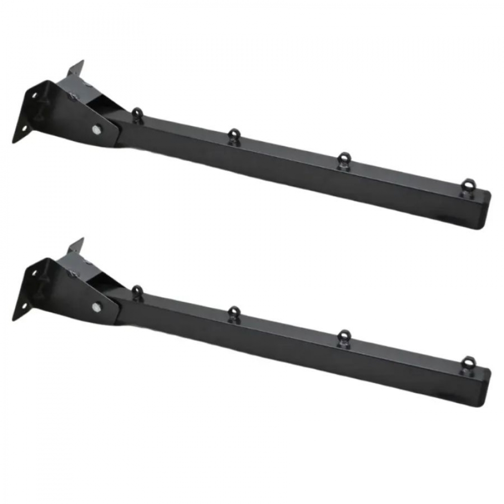 Varal dobrável ALG 50cm 4 ganchos - PRETO - ALG