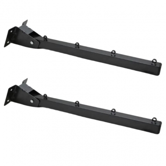 Varal dobrável ALG 50cm 4 ganchos - PRETO