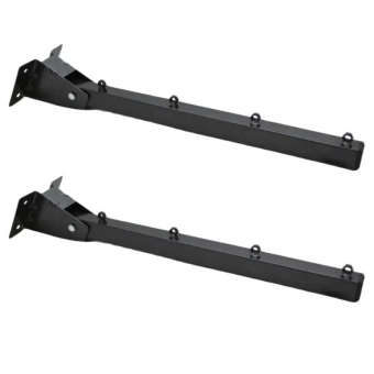 Varal dobrável ALG 50cm 4 ganchos - PRETO