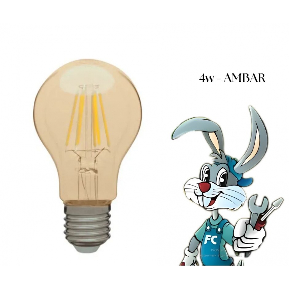 Lâmpada Filamento Globo A60 - 4w - cód 26039 - EMBU LED