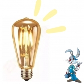 Lampada filamento 4w - Ambar - cód 26039 - LUZ SOLLAR