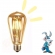 Lampada filamento 4w - Ambar - cód 26039 - LUZ SOLLAR