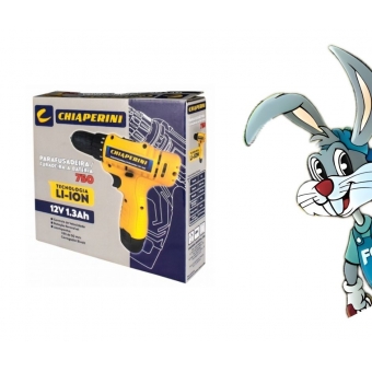 Parafusadeira / Furadeira a bateria 750 12V – Chiaperini - cód 29704