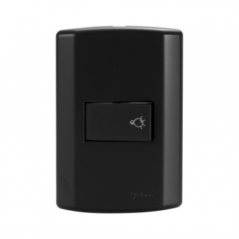 Interruptor Pulsador para Minuteira  1 Tecla 250V -  Grafite