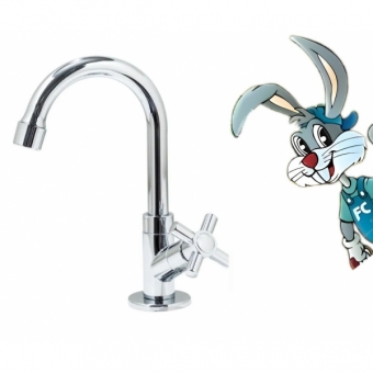 Bica lavatório Abs 1/4 volta - Torneiras Coelho cód:1295431