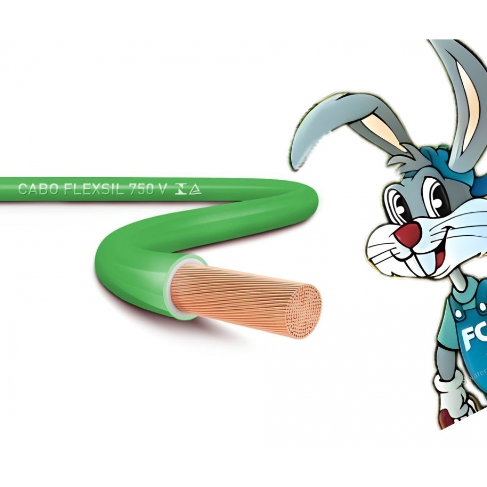 Cabo Elétrico Flexível Sil 1,5mm (Por Metro) - VERDE-17176