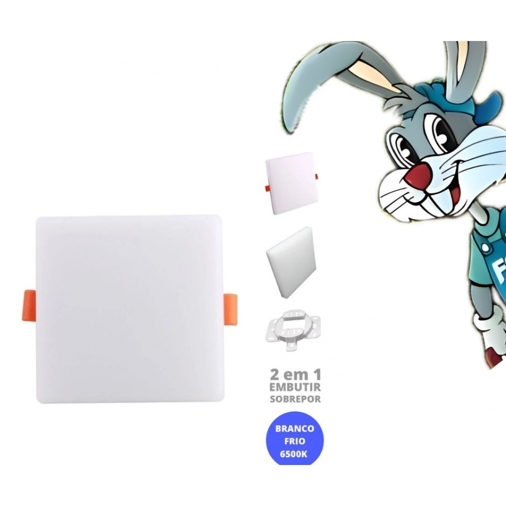 Painel Borda Infinita 2 Em 1 Quadrado 22W - cód 23912 - SAIME
