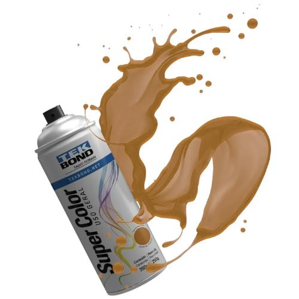 Spray Tek Bond - Ouro Metálico - 350ml - METALICO