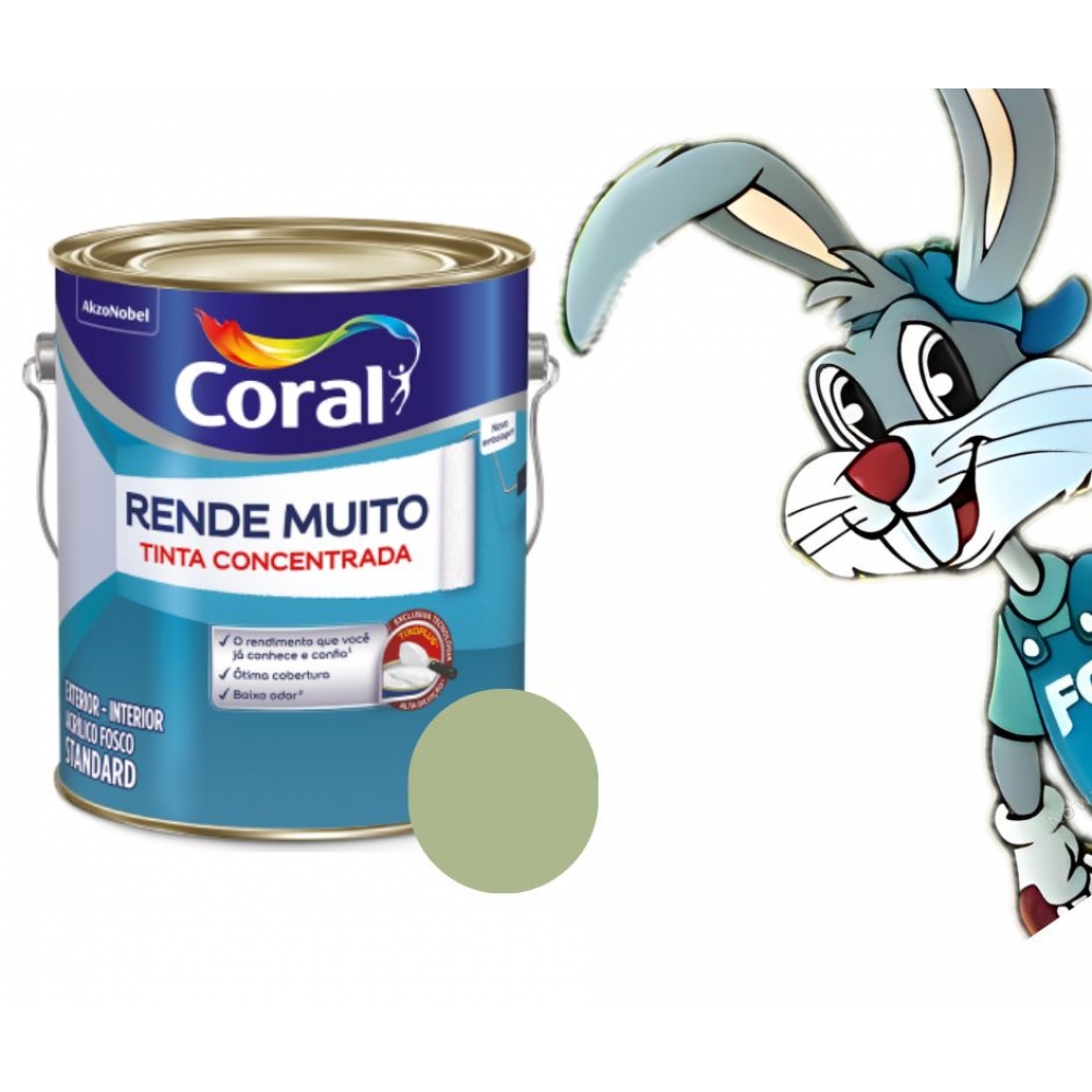 Tinta Coral Rende Muito 3,2L - Tinta concentrada - VERDE KIWI