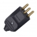 Plug Macho 2p + T 20A  250V - Prensa Cabo - Cód 13515 - MARGIRIUS