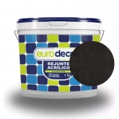 Rejunte Acrílico Interior e Exterior Alta Durabilidae 1kg - Eurodecor - Cinza Grafite