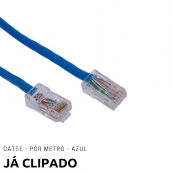Cabo Lan de Rede Internet - Cat5e - Por Metro
