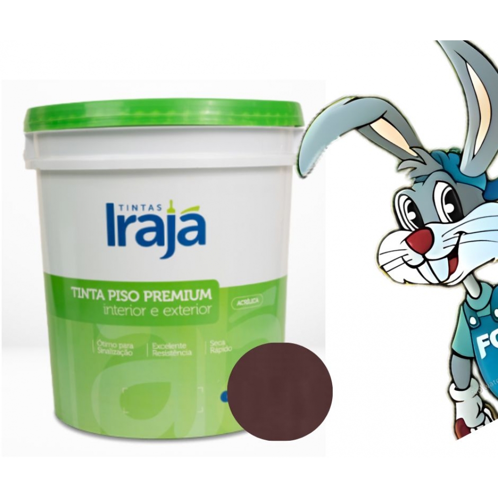 Irapiso Tinta para Piso Premium 18L - Irajá - MARROM