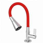 Torneira Gourmet Mesa Metal 1/4 de Volta 3 Jatos Vermelha - cód 32735 - LINHA METAL