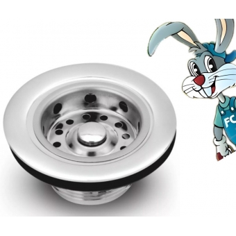 Valvula Pia Americana - 3.1/2x1.1/2 Metal cód: 1623001 -  cód 10718