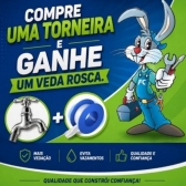 Torneira Maquina de Lavar Metal Com 3 Saídas -  Cód 18269 - LINHA METAL