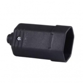 Plug Femea 2p+T 10A Desmontável - Cód 5820 - MARGIRIUS