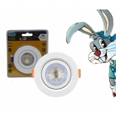 Spot Led Redondo Embutir 5w - cód 20002 - LEDBEE