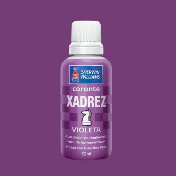 Corante Xadrez Violeta 50ml - Base D`Água - SHEWIN-WILLAMS
