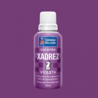 Corante Xadrez Violeta 50ml - Base D`Água