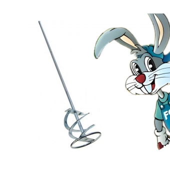 misturador para tintas e gesso 120 x 600mm - cód 22816