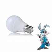 Kit 4un Lâmpada Led Bulbo 9W   - cód 23121 - Luz Quente - GALAXYLED