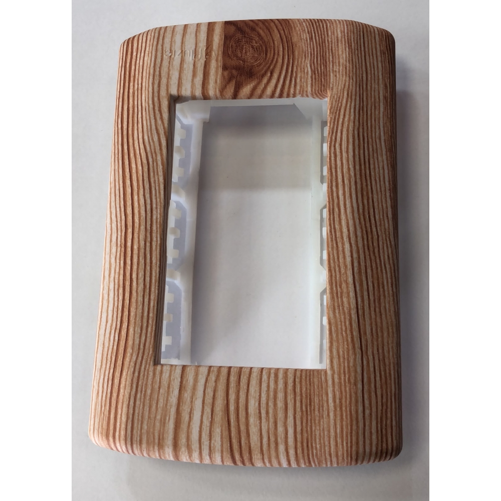Placa Angelim 4x2 P/3 Modulos C/Suporte - Escolha os kits - PLUZIE