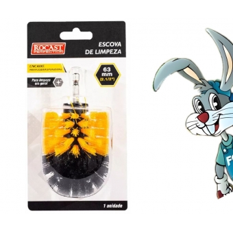 Escova de Limpeza para Parafusadeira/Furadeira 63mm (2.1/2) - cód 32483