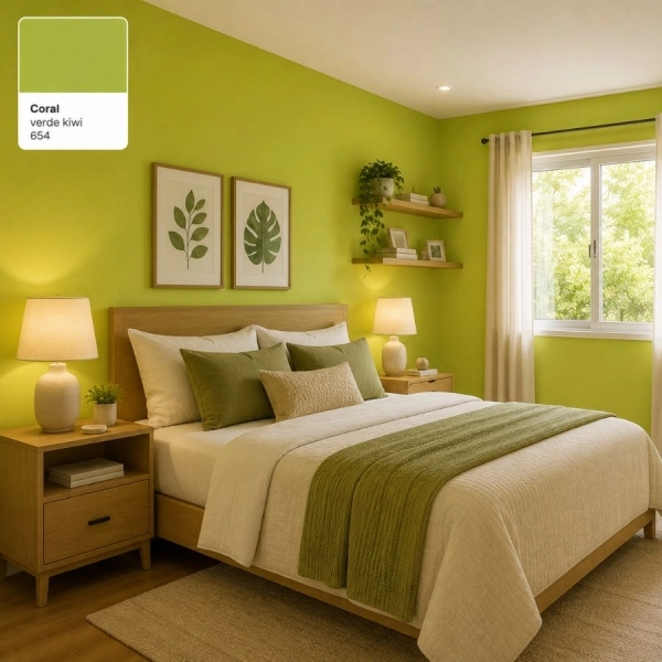 Tinta Coral Rende Muito 3,2L - Tinta concentrada - VERDE KIWI