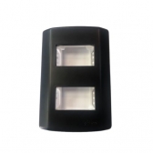 Placa 4X2 P/2 Modulos C/Suporte - Escolha os Kits - PRETO FOSCO