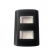 Placa 4X2 P/2 Modulos C/Suporte - Escolha os Kits - PRETO FOSCO